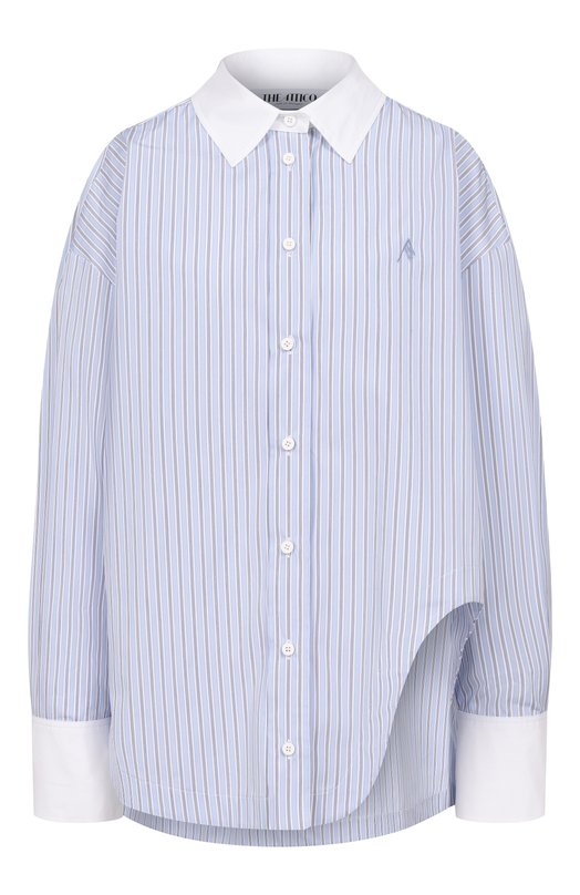 Хлопковая рубашка The Attico 260WCH00004/CCC127AA Голубой 260WCH00004/CCC127AA