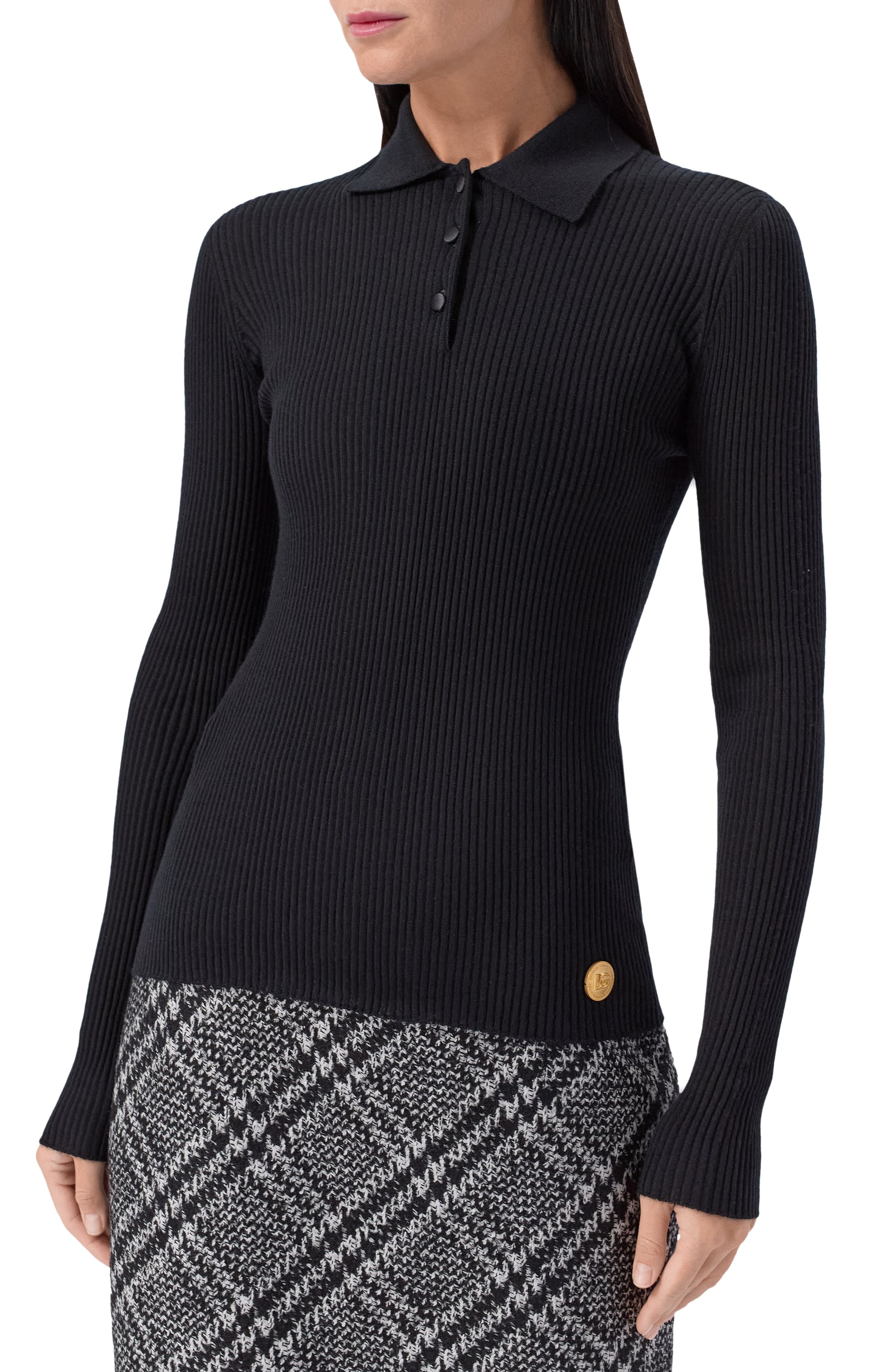 Кашемировое поло DOLCE & GABBANA, арт. FXZ27T/JBW0G, фото 3