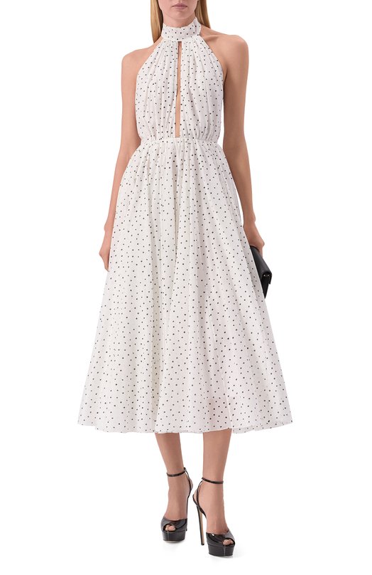 Платье из хлопка и шелка YVON 0 160022 Белый  0 160022 Фото 2