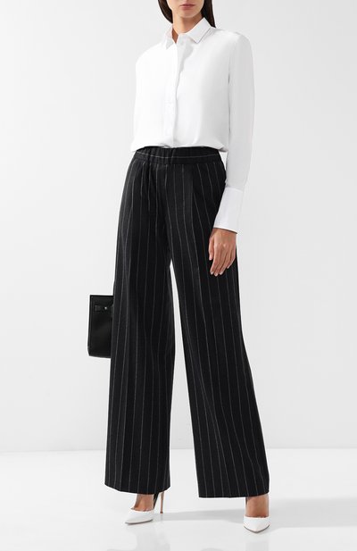 Шерстяные брюки с эластичным поясом KITON, арт. D46107K05I15, фото 2