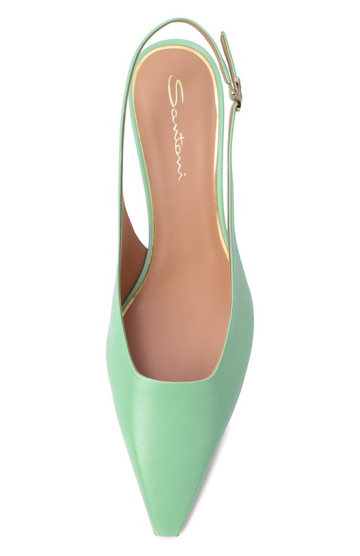 Кожаные туфли Santoni WDTG72276HA2NWLN Зелёный  WDTG72276HA2NWLN Фото 6