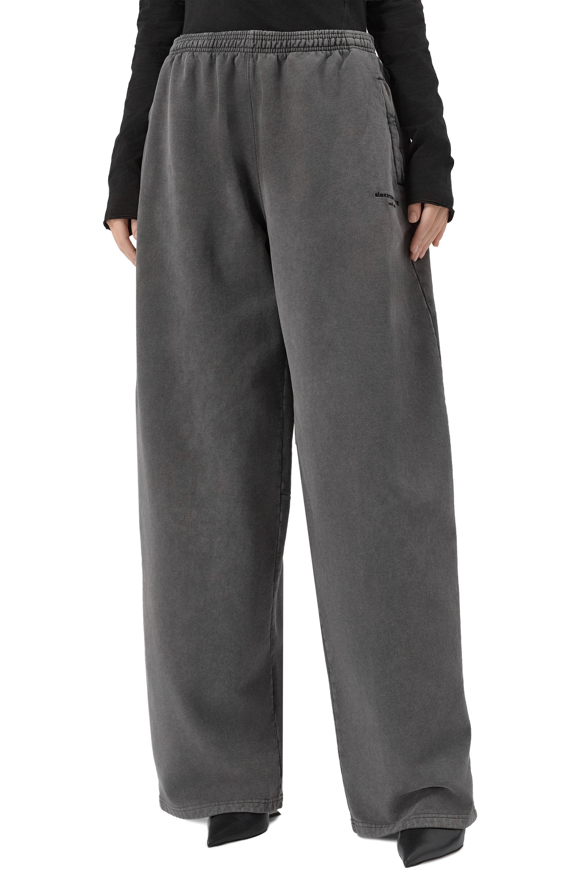 Хлопковые брюки ALEXANDER WANG, арт. 1CC3254868, фото 3