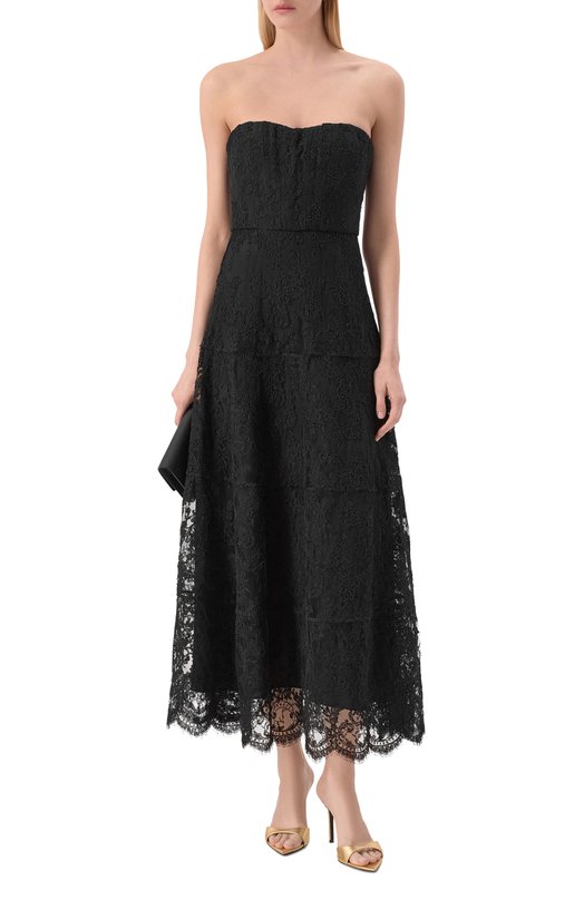 Платье из хлопка и вискозы MVST M26.2PW.D037/F090 CREP0N+F162 PIZZ0 Чёрный  M26.2PW.D037/F090 CREP0N+F162 PIZZ0 Фото 2