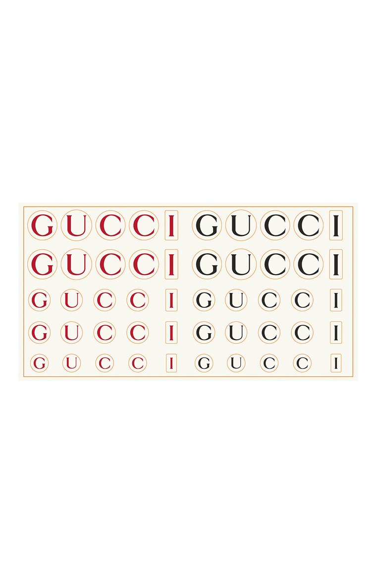 Стикеры для дизайна ногтей nail art stickers GUCCI бесцветного цвета, арт. 3616303323035 | Фото 4 (Региональные ограничения белый список (Axapta Mercury): Не проставлено; Нос: Не проставлено)