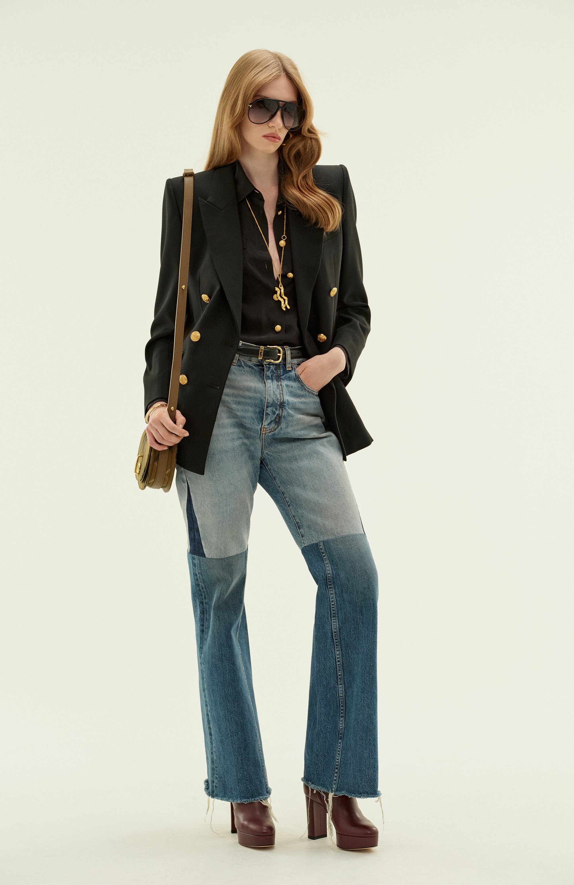 Шелковая рубашка BALMAIN, арт. DF1HS050/SD42, фото 6