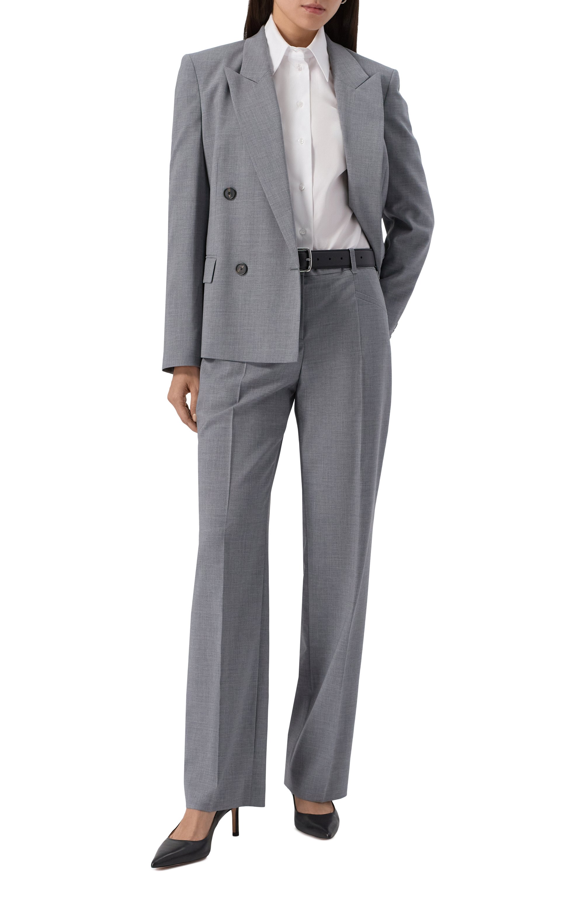 Шерстяные брюки BOSS, арт. 50542004, фото 2