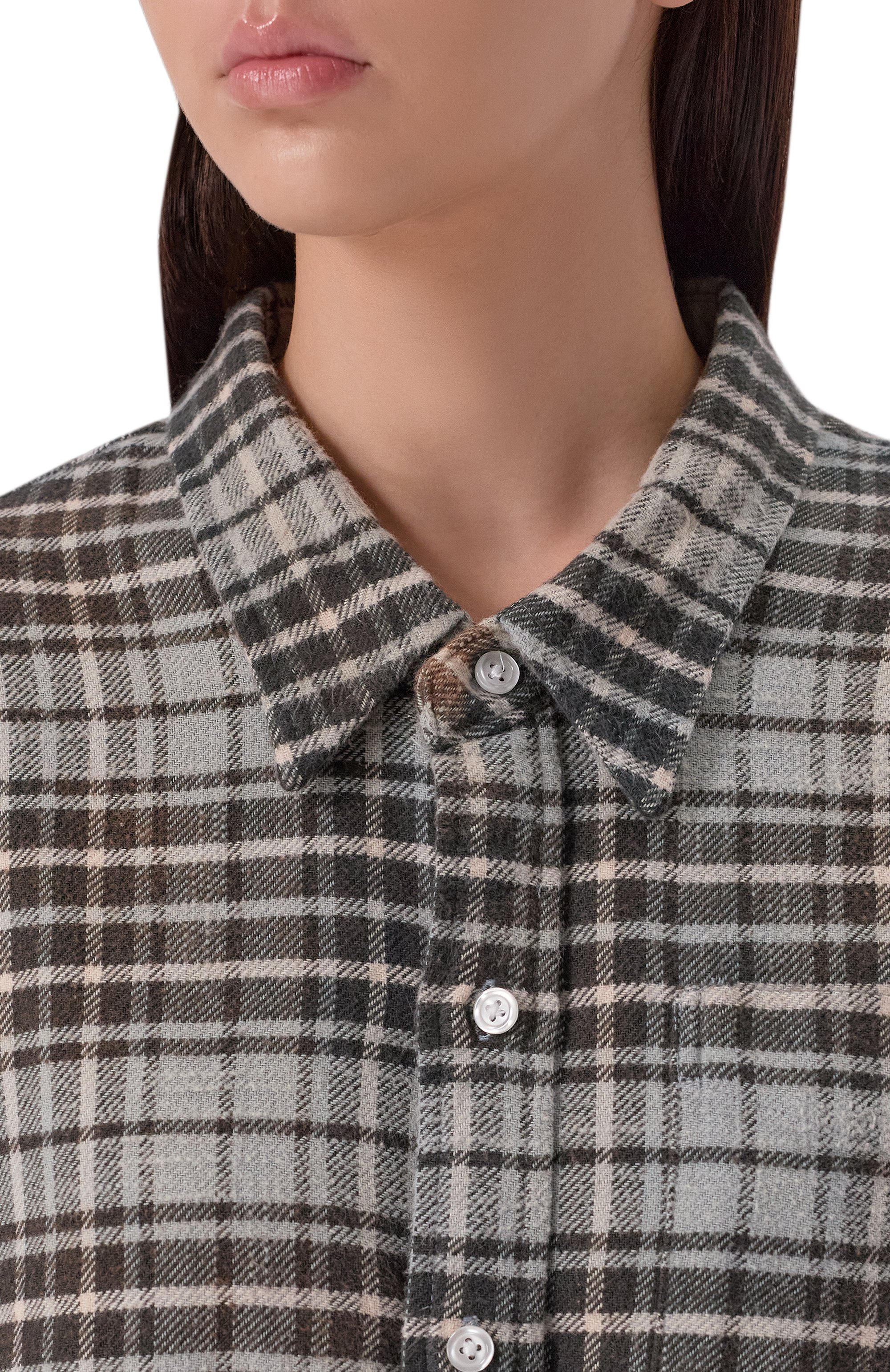 Хлопковая рубашка R13, арт. R13WR075-R560B/W, фото 5