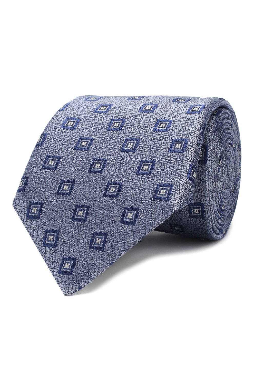 Шелковый галстук CANALI синего цвета по цене 8995 руб., арт. 18/HJ02077, фото 1 Шелковый галстук CANALI, арт. 18/HJ02077, фото 1