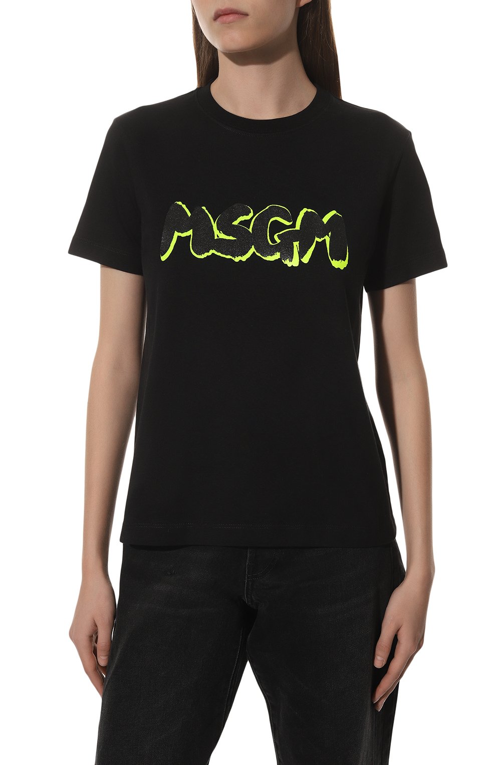 Хлопковая футболка MSGM, арт. 3441MDM206 237002, фото 3