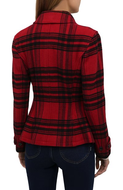 Жакет POLO RALPH LAUREN красного цвета по цене 84700 руб., арт. 211815086, фото 4 Жакет POLO RALPH LAUREN, арт. 211815086, фото 4