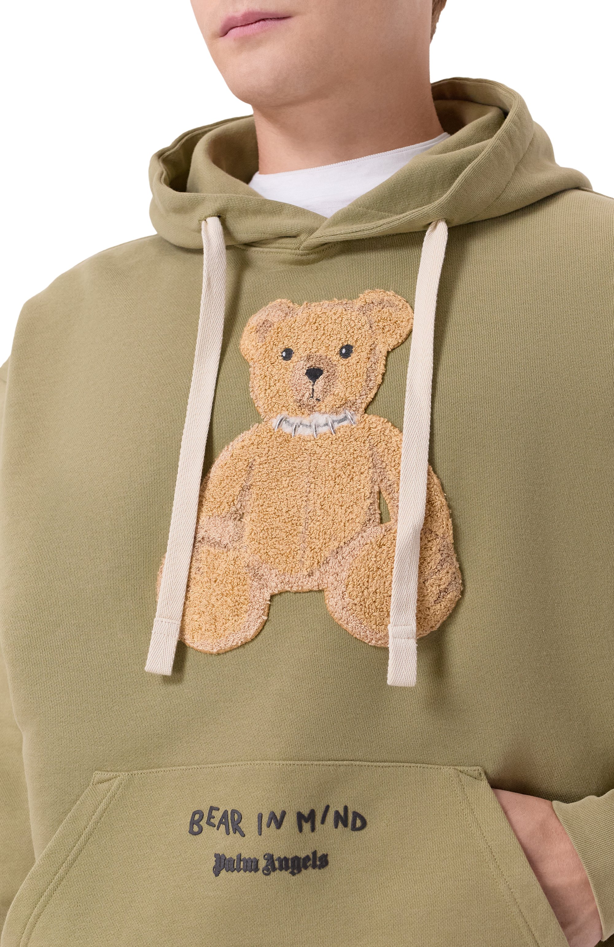Хлопковое худи PALM ANGELS, арт. PMBB17DF25FLE004, фото 5