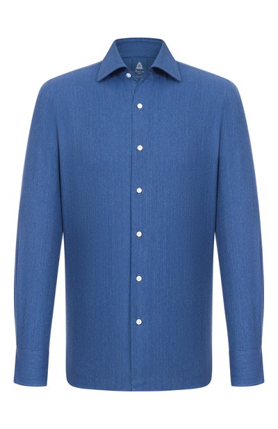 Мужская сорочка из хлопка и кашемира FINAMORE 1925, арт. NAP0LI/A5030