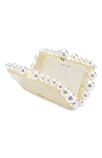 Клатч eos CULT GAIA белого цвета по цене 38350 руб., арт. 21007AC PRL, фото 4 Клатч eos CULT GAIA, арт. 21007AC PRL, фото 4