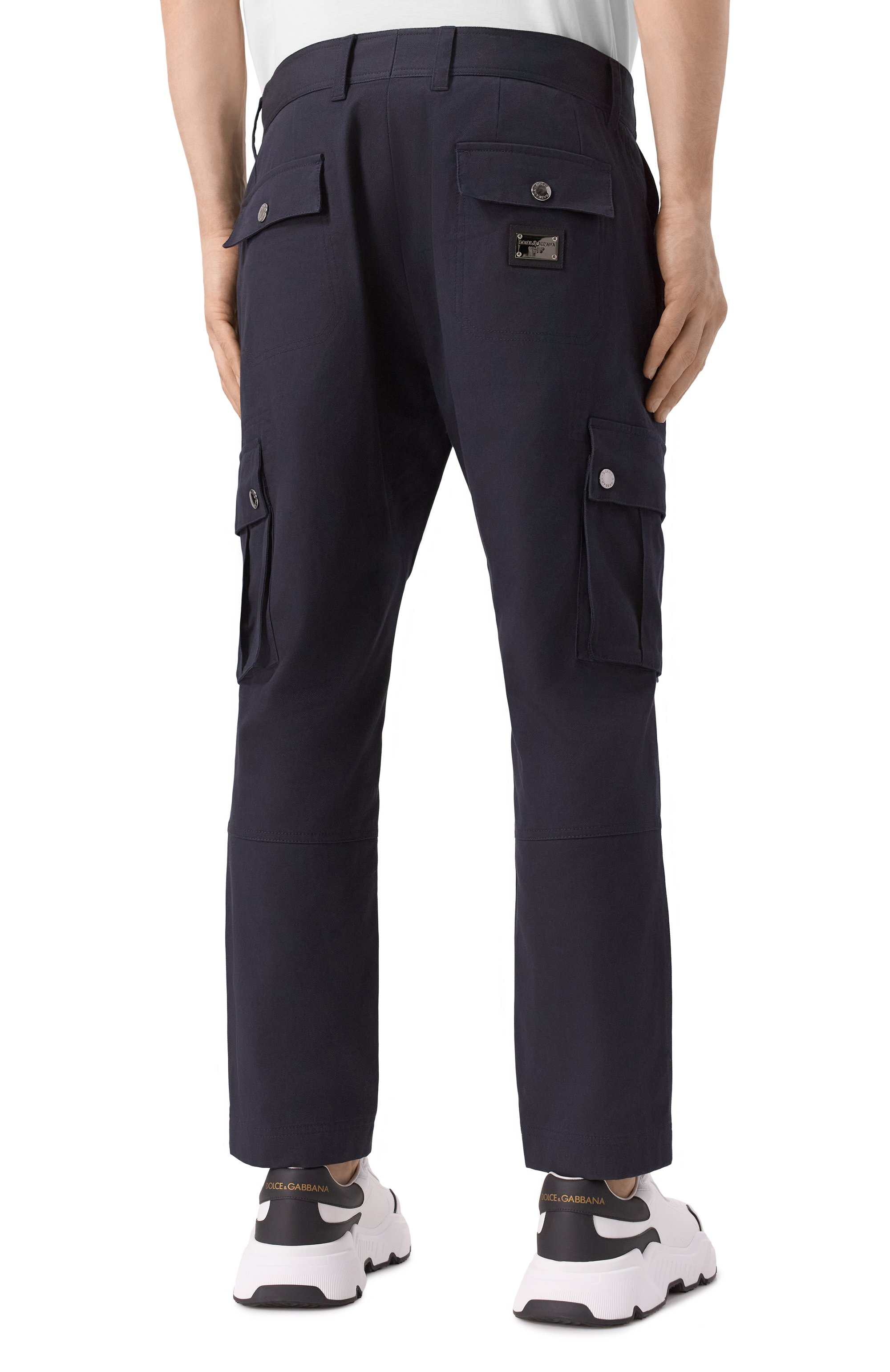 Хлопковые брюки-карго DOLCE & GABBANA, арт. GVB4ET/FUFJU, фото 4