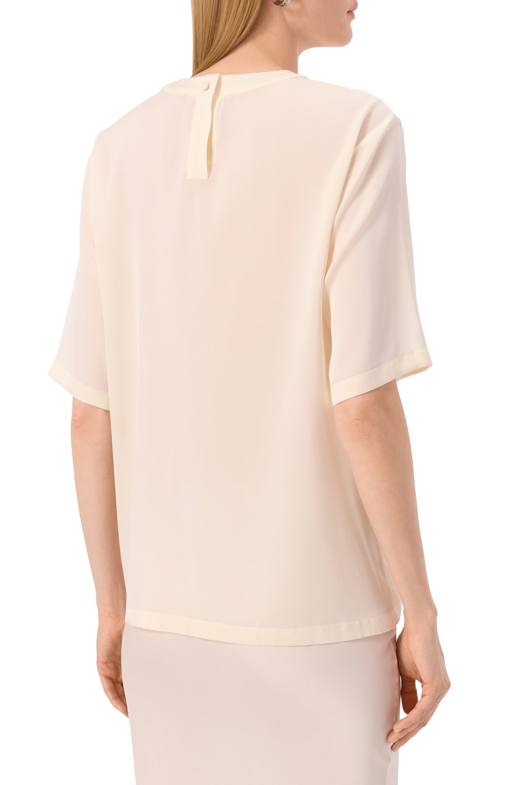 Шелковый топ GOOROO, арт. BL011-2005-101-SS25, фото 4