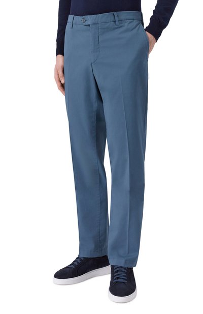 Хлопковые брюки FEDELI, арт. TUL00405/C0T0NE FLEX, фото 3