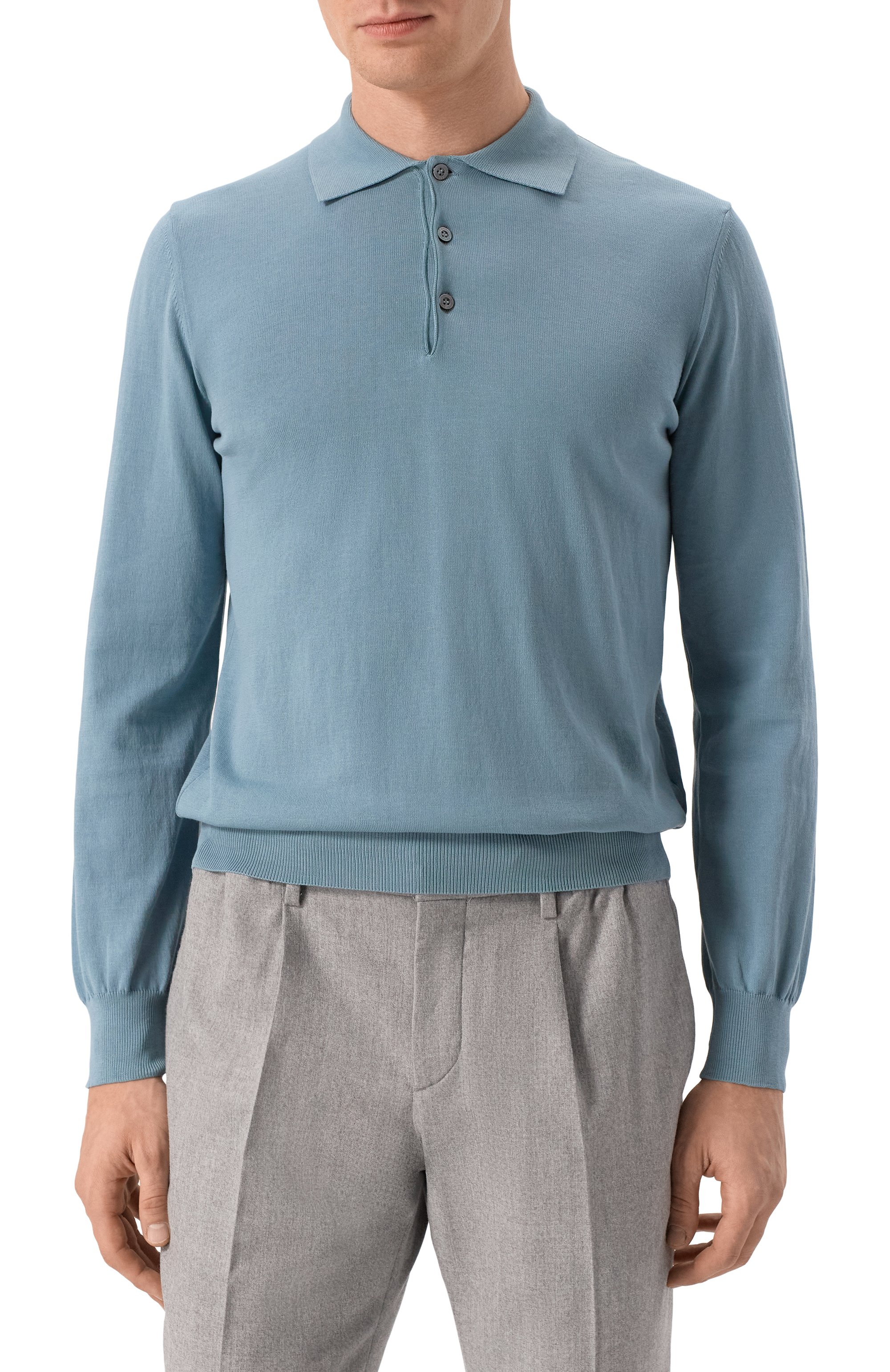 Хлопковое поло CANALI, арт. C0017/MK00145, фото 3