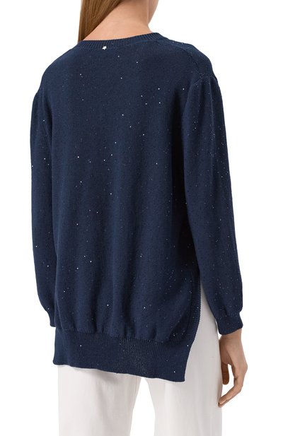 Хлопковый пуловер LORENA ANTONIAZZI, арт. P25124VM33A/3049, фото 4