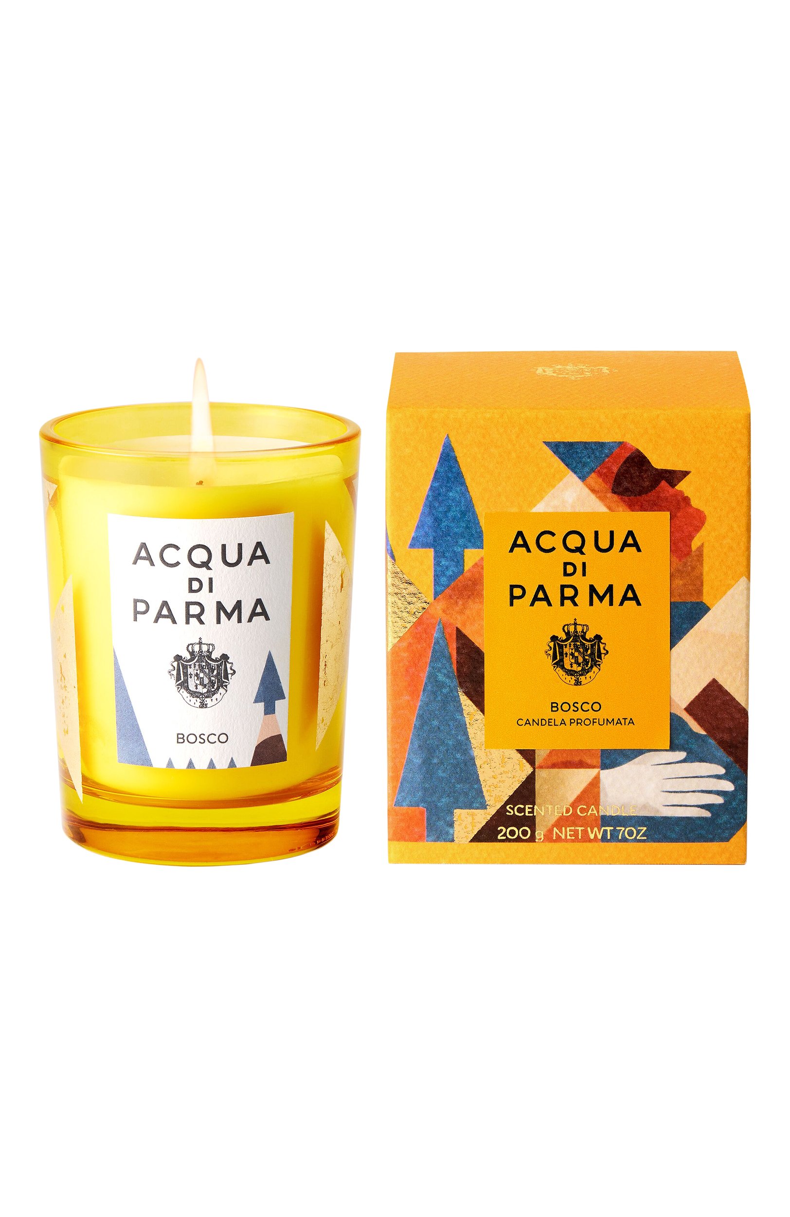 Парфюмированная свеча bosco holiday 2026 (200g) ACQUA DI PARMA бесцветного цвета по цене 9300 руб., арт. ADP083800, фото 2 Парфюмированная свеча bosco holiday 2026 (200g) ACQUA DI PARMA, арт. ADP083800, фото 2