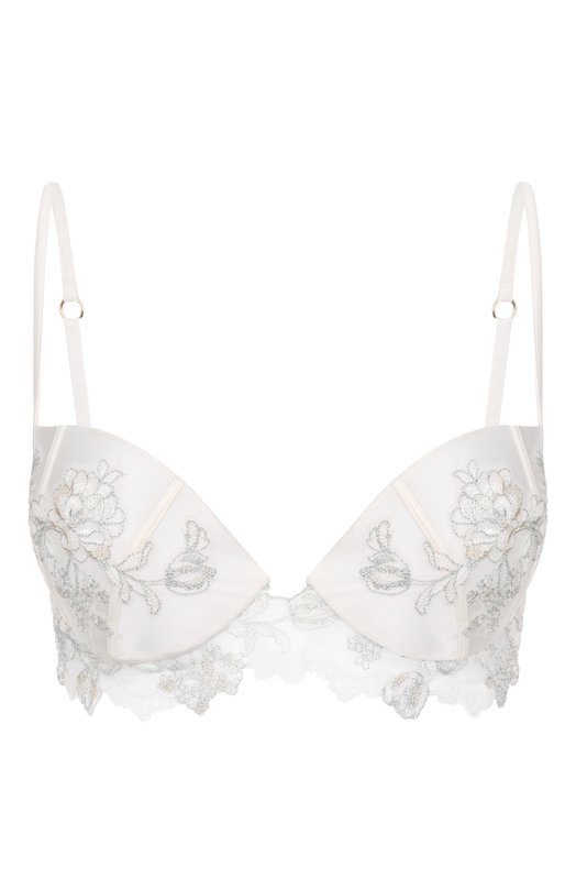 Шелковый бюстгальтер с чашкой пуш-ап C.alla CA0101 RE Белый CA0101 RE