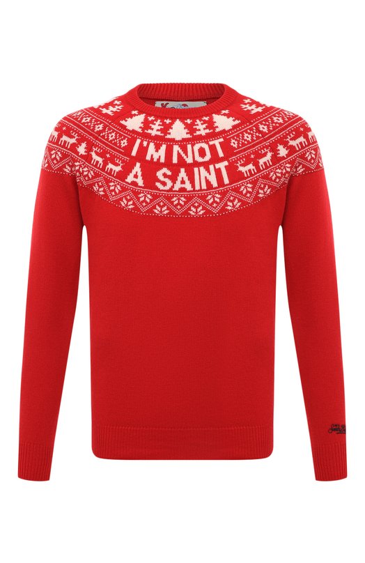 

Джемпер из шерсти и вискозы MC2 Saint Barth, Красный