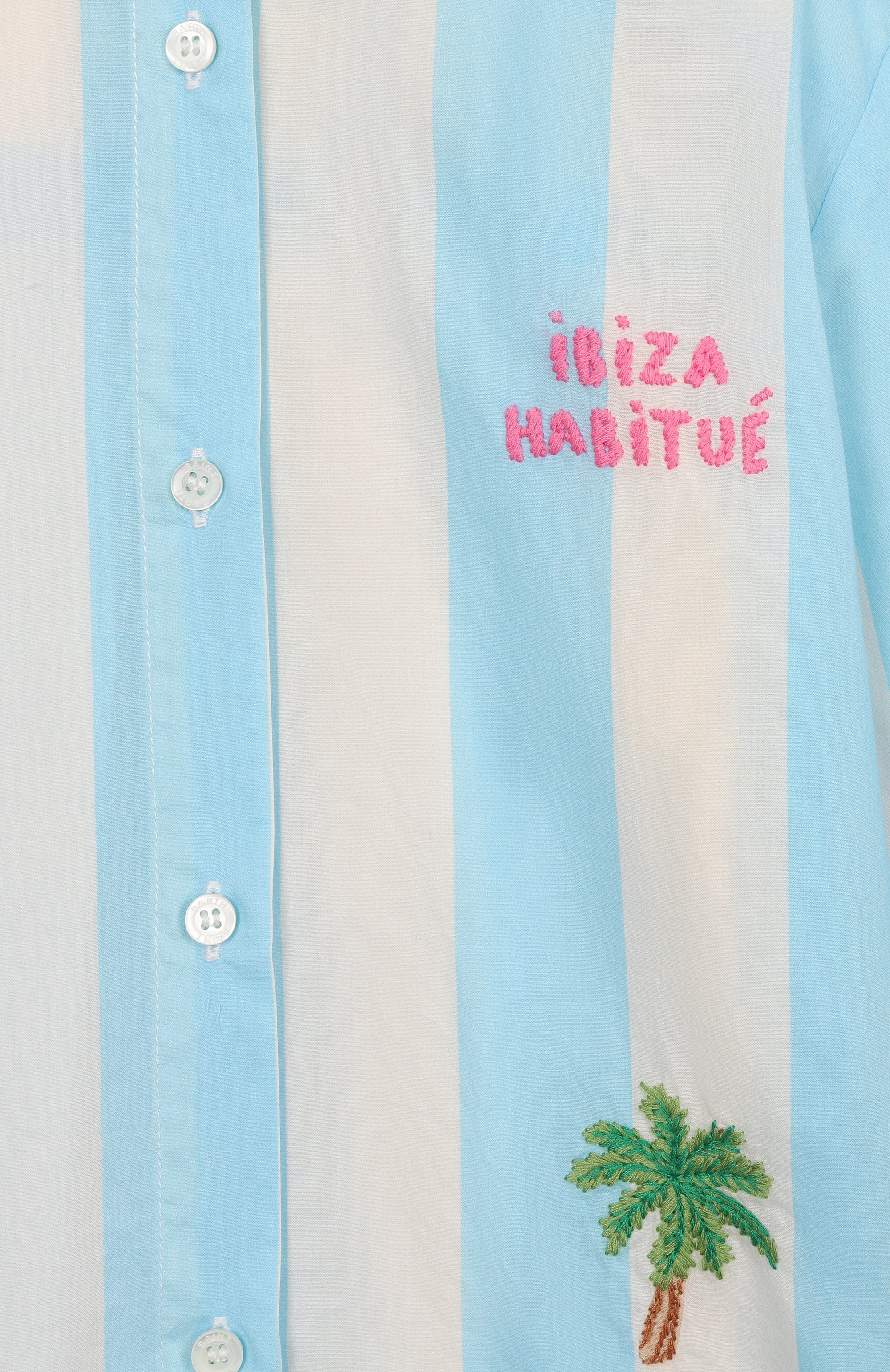 Хлопковая рубашка MC2 SAINT BARTH, арт. STBK MINI BRIGITTE/BRIG003/01921F, фото 3