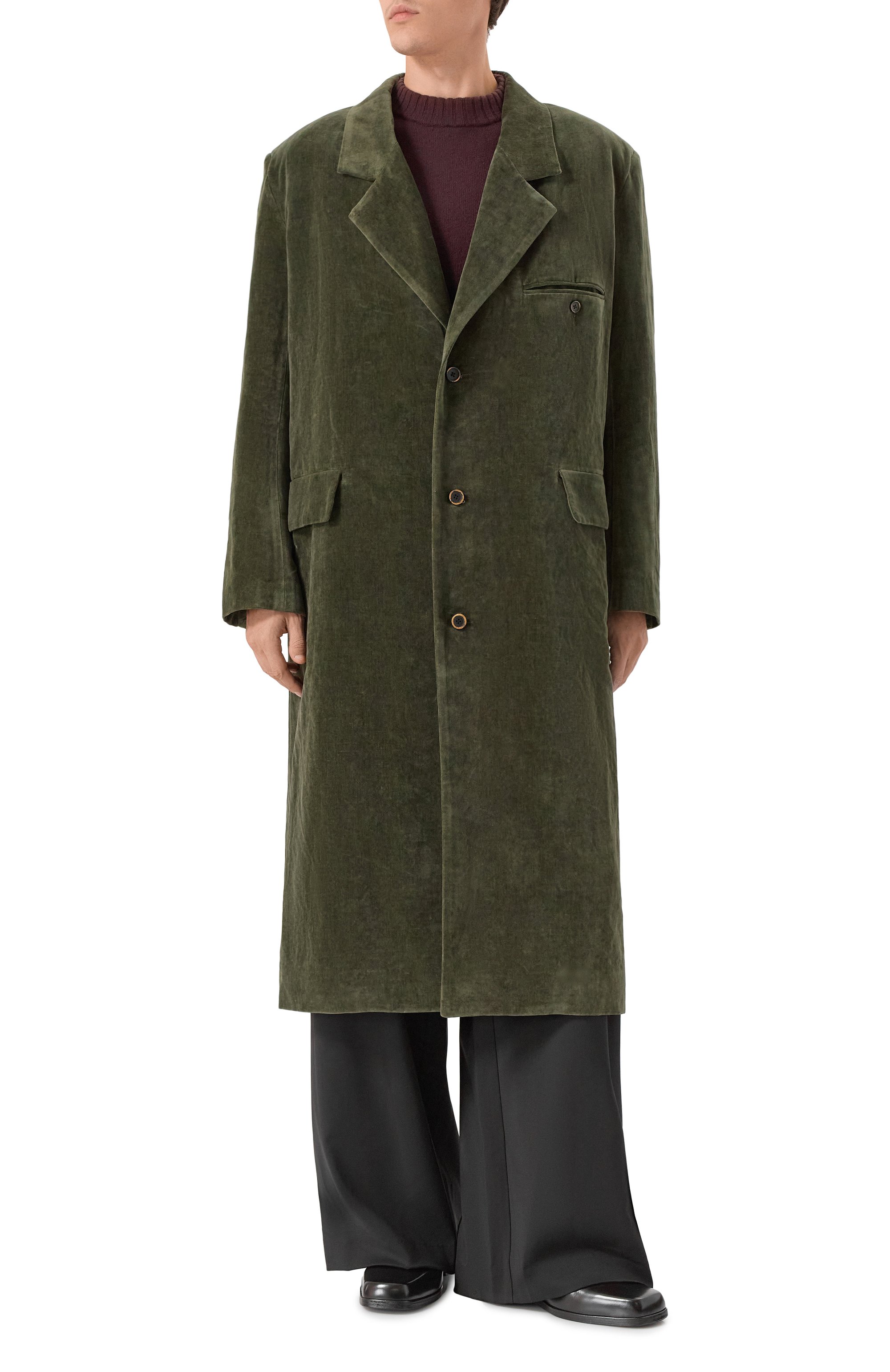 Бархатное пальто UMA WANG, арт. UM8511, фото 2