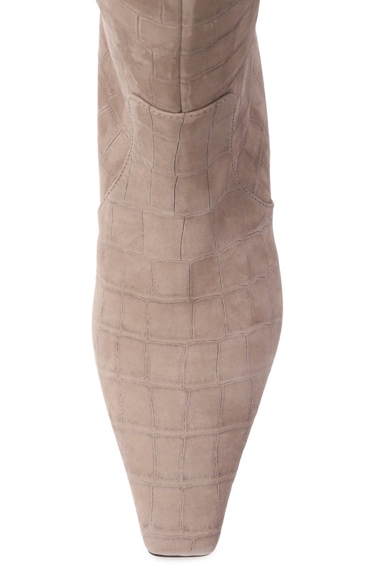 Сапоги из нубука Brunello Cucinelli MZDCC3057P Бежевый  MZDCC3057P Фото 6