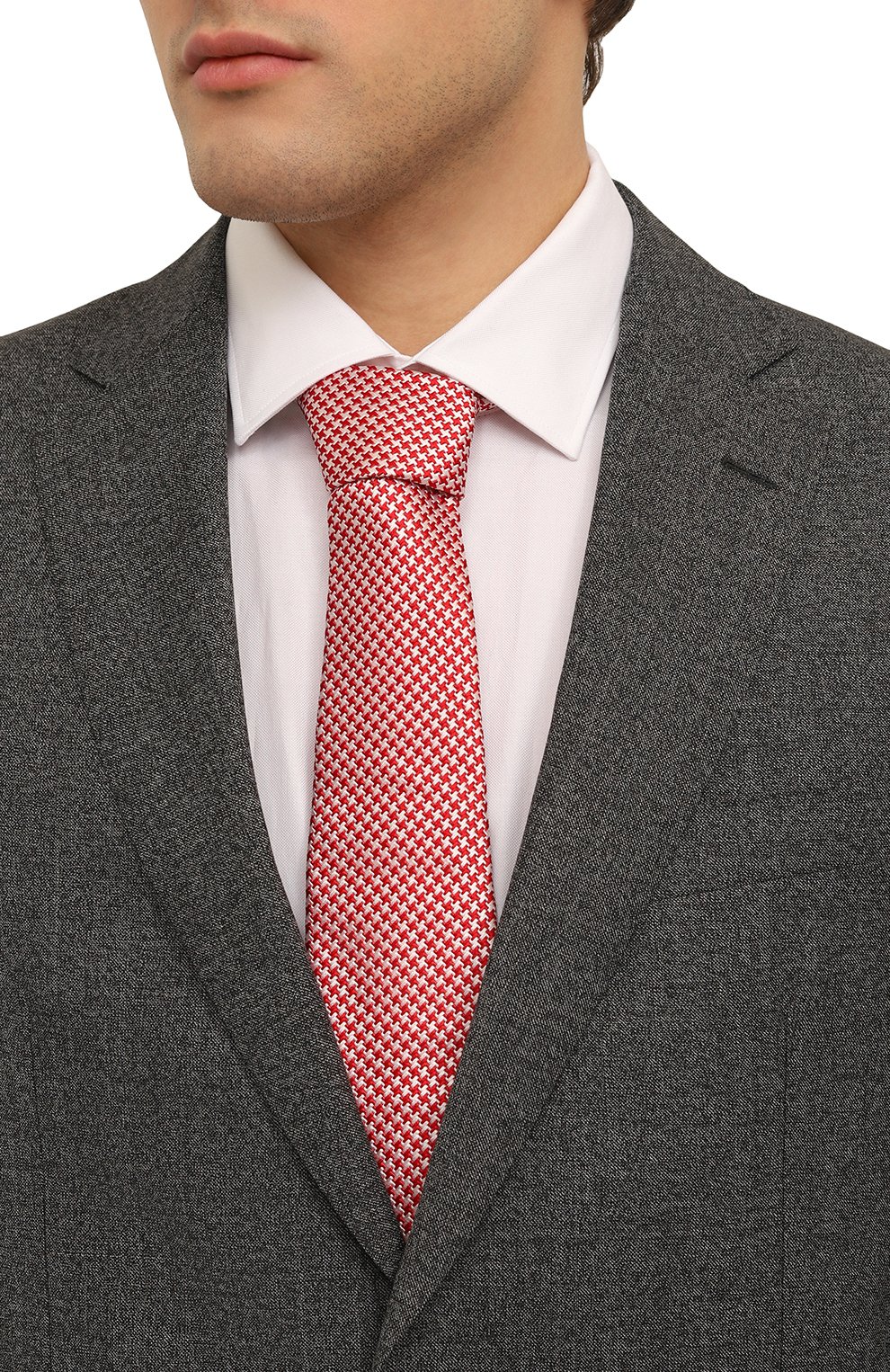 Галстук из шелка и хлопка VAN LAACK, арт. LER0Y/K04176, фото 2