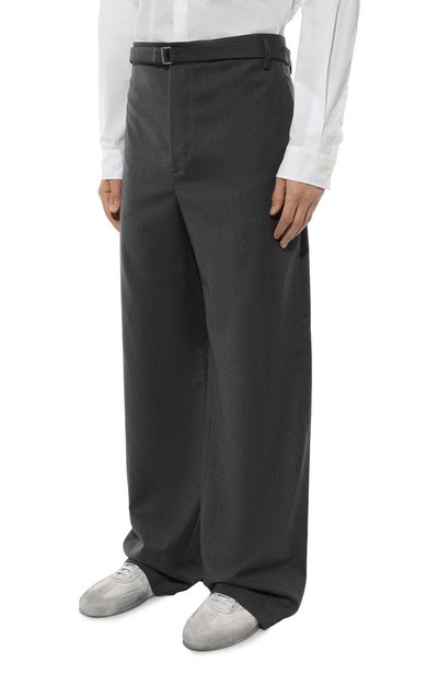 Шерстяные брюки ANN DEMEULEMEESTER, арт. 2402-M-TR01-FA515-088, фото 3