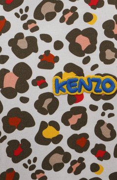 Детские хлопковые легинсы KENZO разноцветного цвета, арт. K14266/6Y-12Y | Фото 3 (Девочки Кросс-КТ: Леггинсы-одежда; Материал сплава: Проставлено; Нос: Не проставлено; Материал внешний: Хлопок; Ростовка одежда: 6 лет | 116 см, 10 - 11 лет | 140 - 146см, 8 лет | 128 см, 12 лет | 152 см)