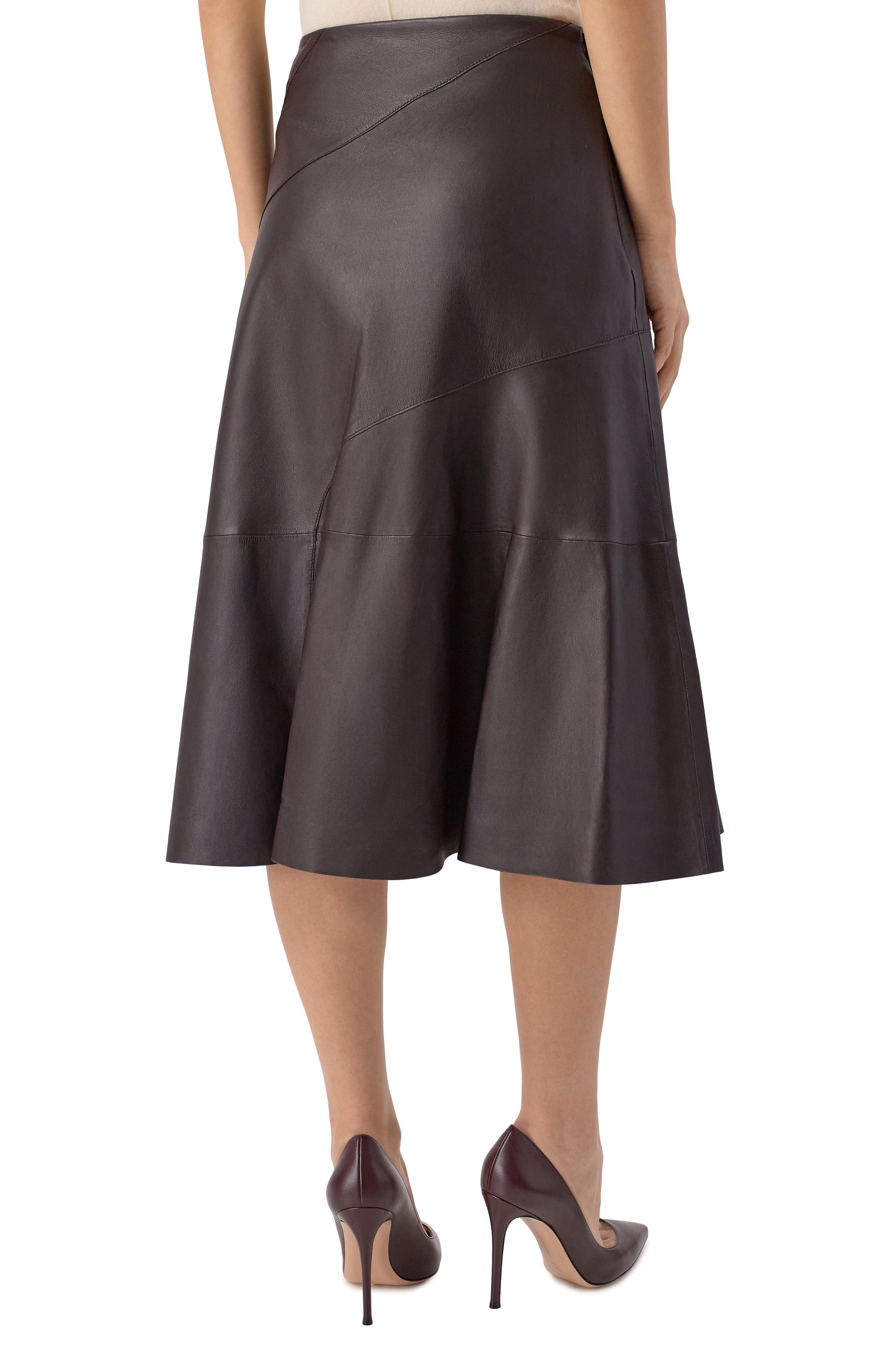 Кожаная юбка BOSS, арт. 50549157, фото 4