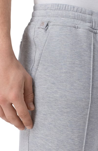 Брюки из хлопка и шелка CAPOBIANCO, арт. 20M708.DS00., фото 5