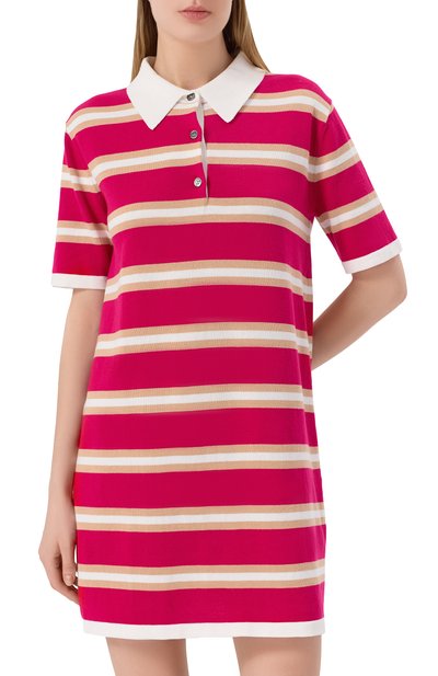 Хлопковое платье ADDICTED розового цвета по цене 21000 руб., арт. TS2505.712-713, фото 3 Хлопковое платье ADDICTED, арт. TS2505.712-713, фото 3