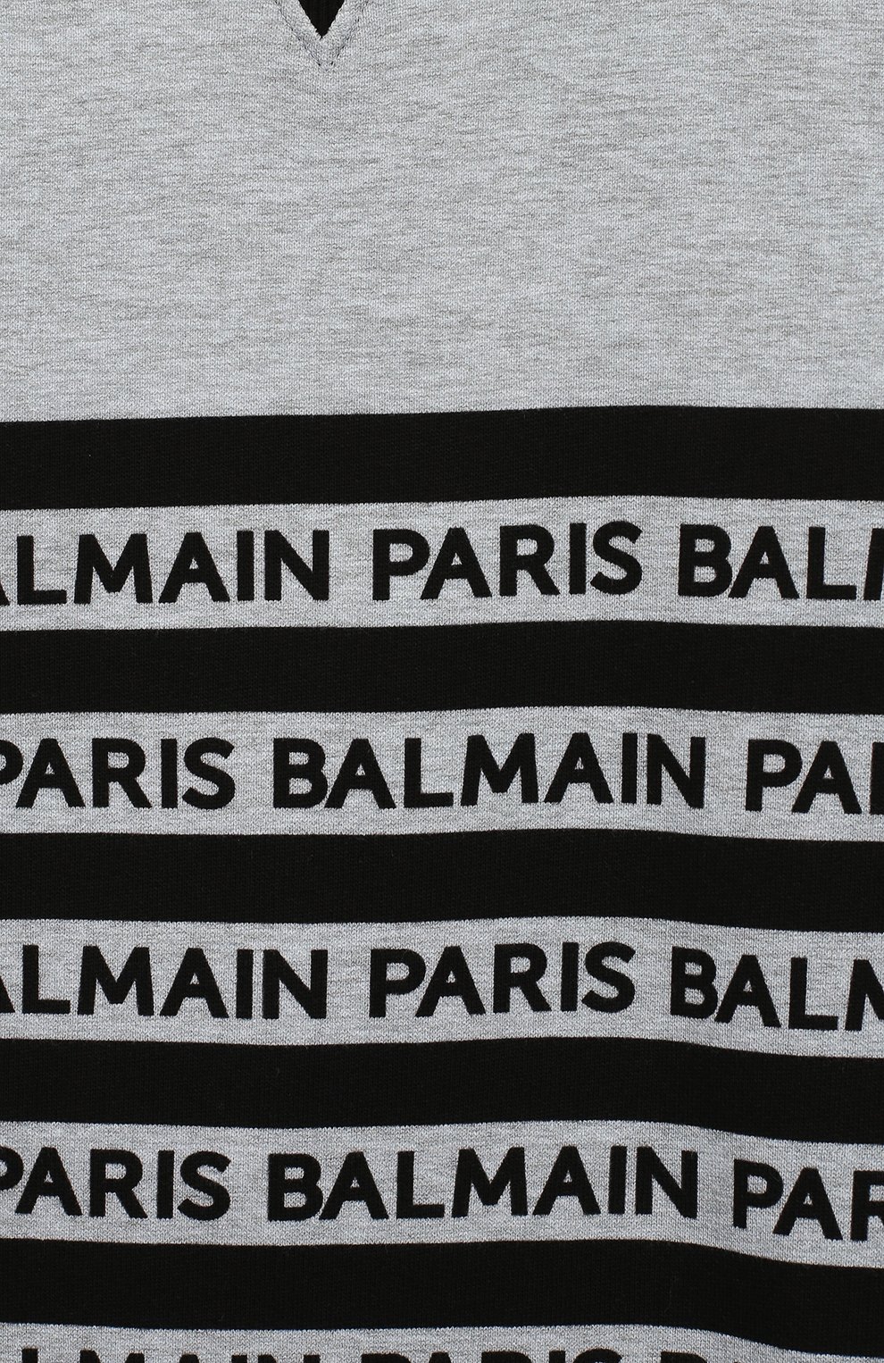 Хлопковый свитшот BALMAIN серого цвета по цене 26350 руб., арт. 6L4640/LX230/12-16, фото 3 Хлопковый свитшот BALMAIN, арт. 6L4640/LX230/12-16, фото 3