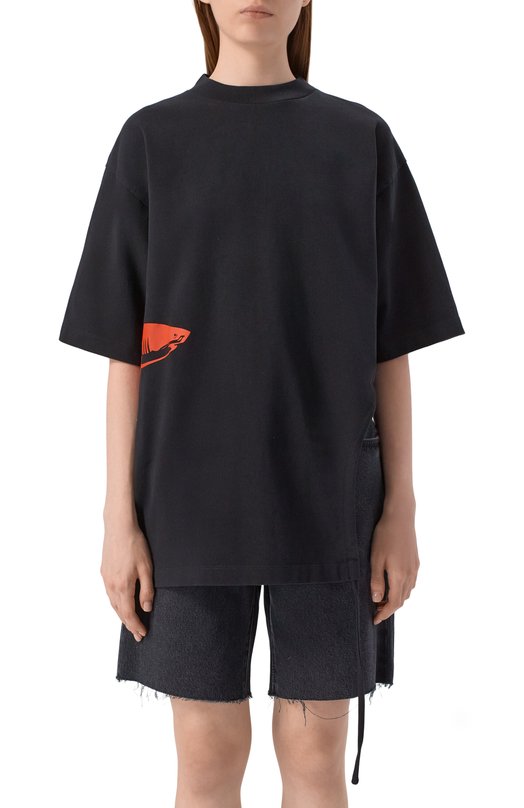 Хлопковая футболка Let`s Swim LS/W_011_DR Чёрный  LS/W_011_DR Фото 3