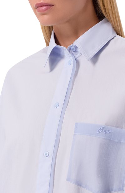 Хлопковая рубашка BOSS ORANGE, арт. 50553532, фото 5