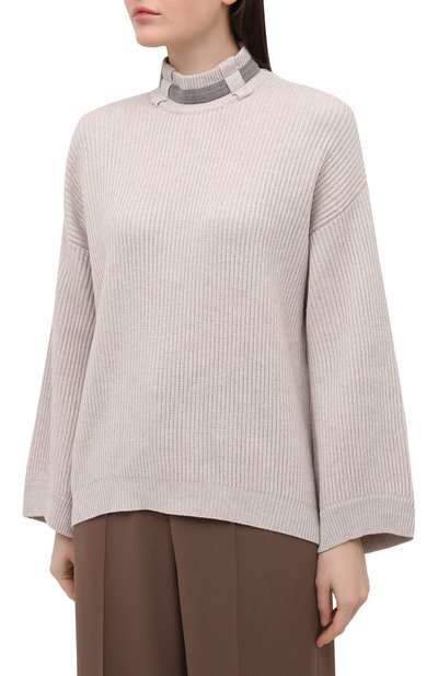 Свитер из кашемира и вискозы BRUNELLO CUCINELLI, арт. M7Q711504, фото 3