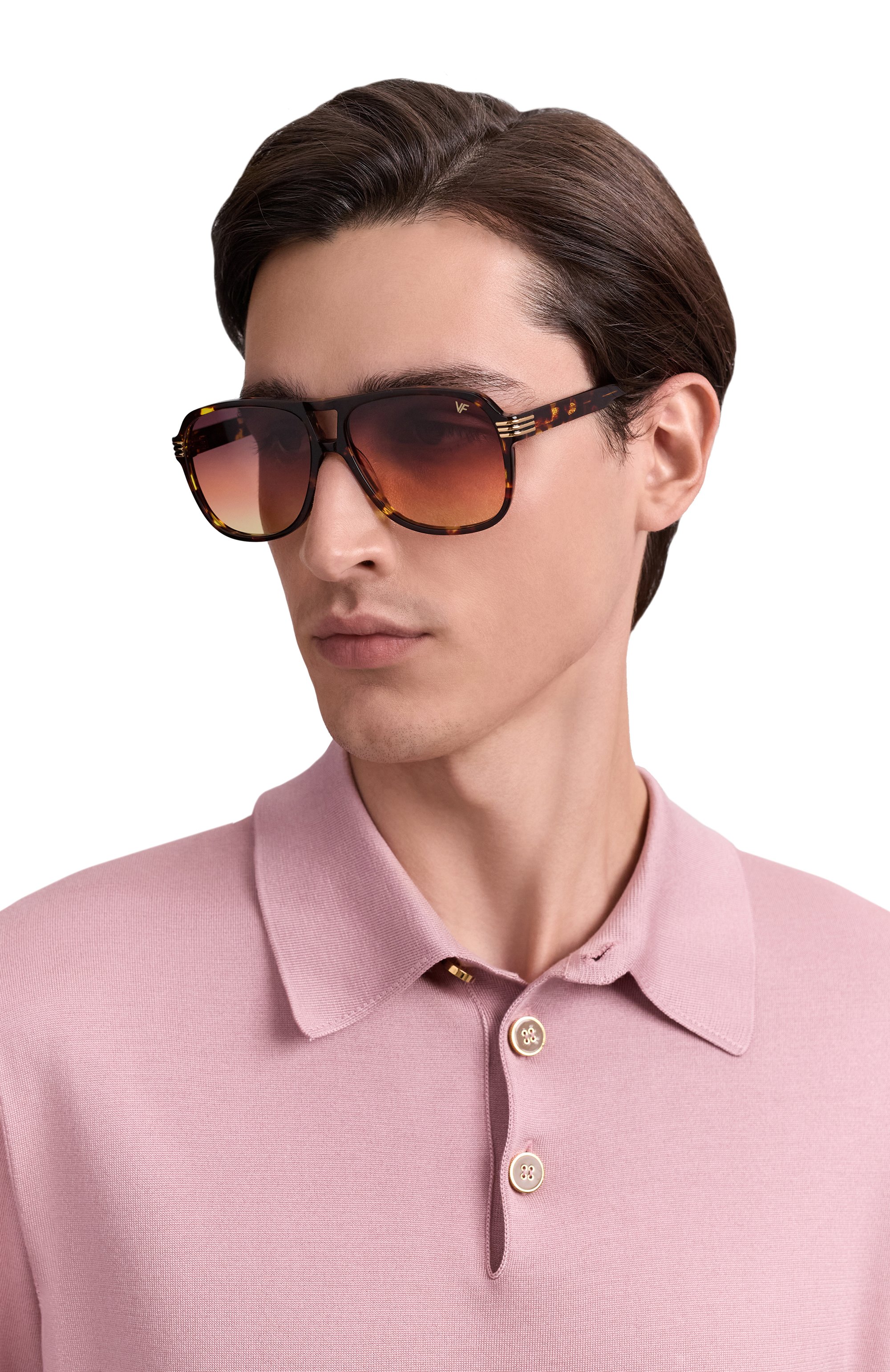 Солнцезащитные очки VINTAGE FRAMES, арт. FIRM BR0WN T0RT0ISE/BR0WN TRIPLE, фото 2