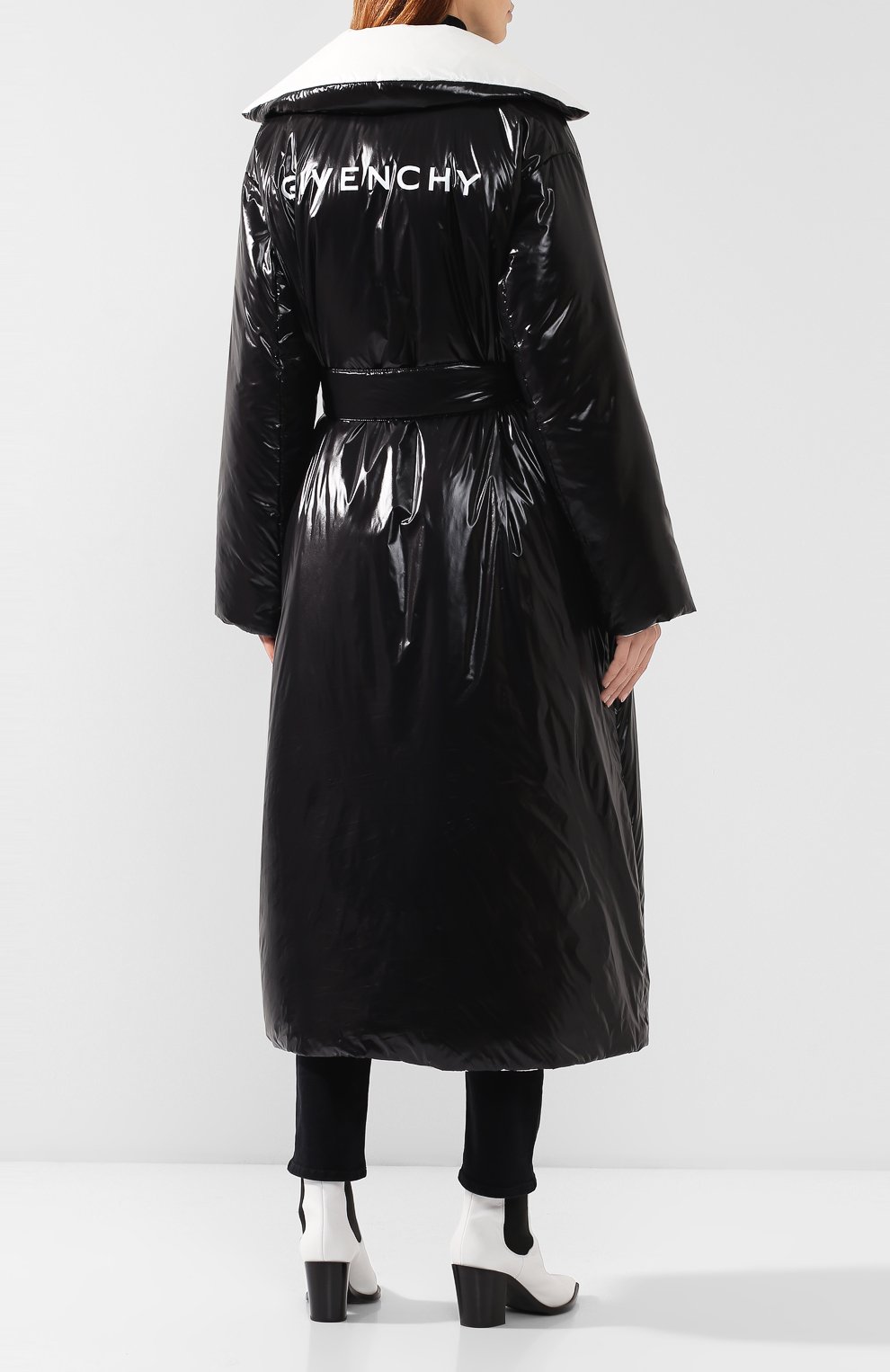 Двустороннее пальто GIVENCHY черно-белого цвета по цене 185500 руб., арт. BW005W101L, фото 4 Двустороннее пальто GIVENCHY, арт. BW005W101L, фото 4