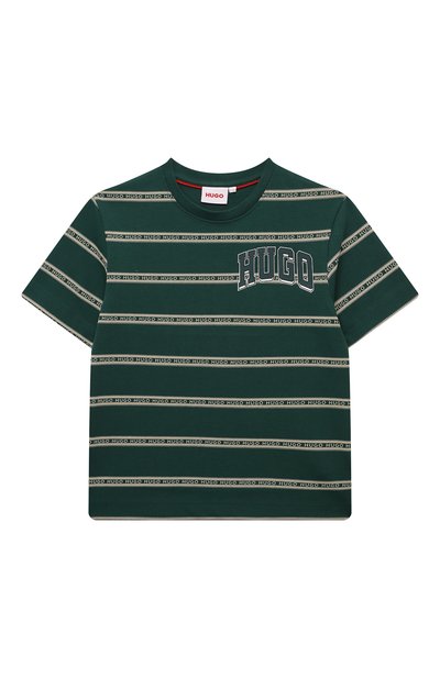 Хлопковая футболка HUGO, арт. G00152