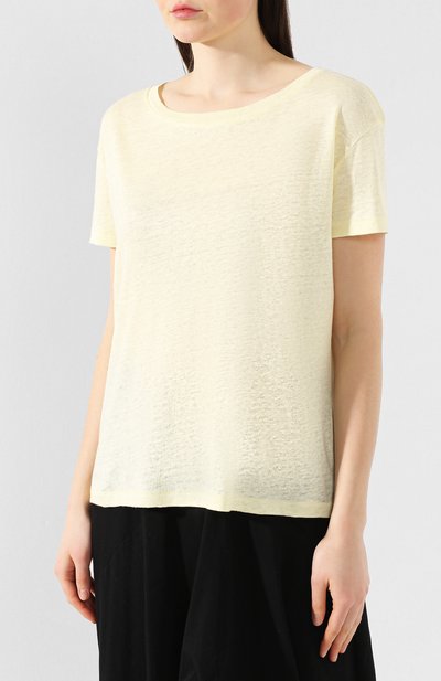 Льняная футболка ACNE STUDIOS, арт. 15G176, фото 3