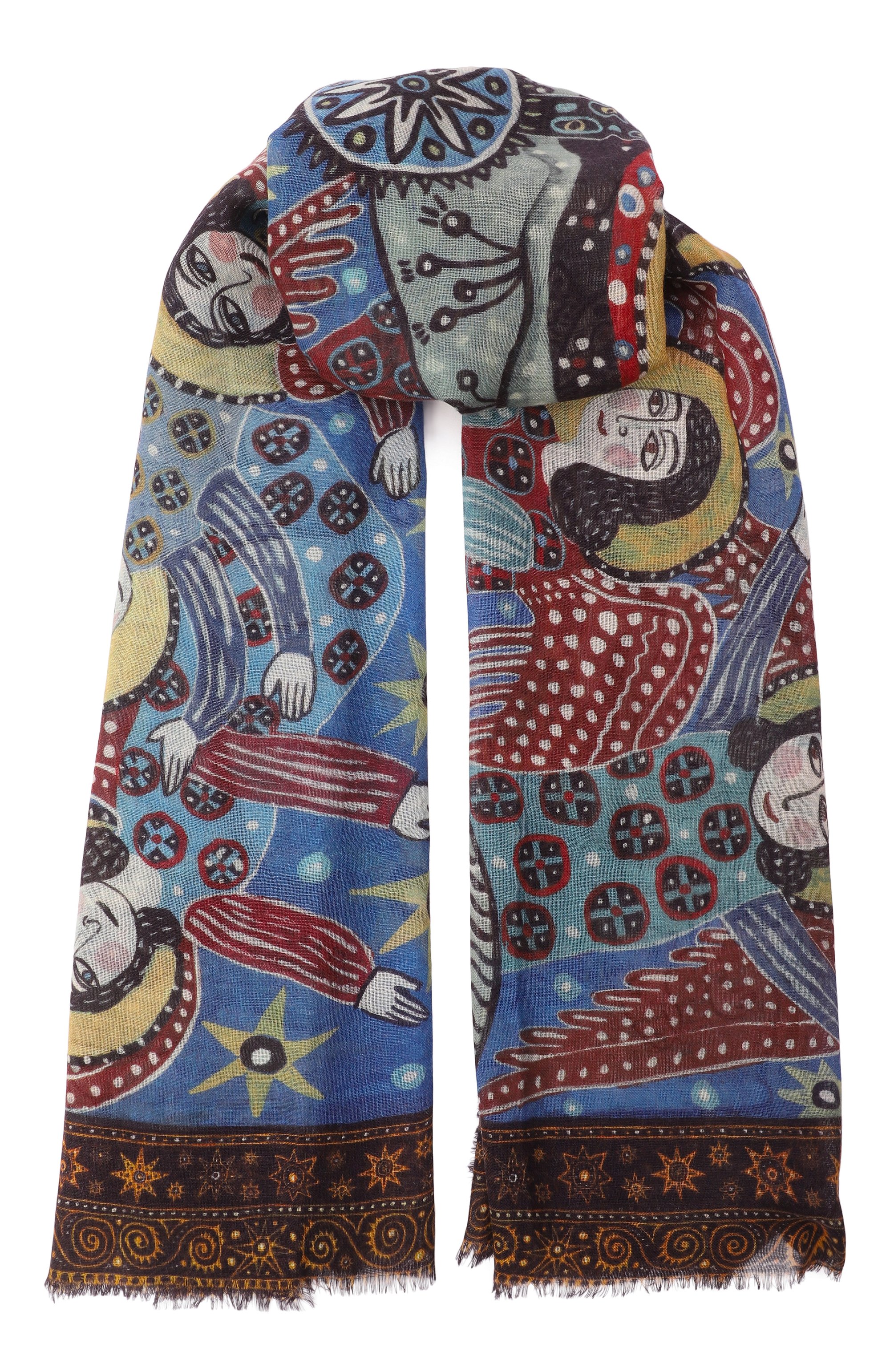 Кашемировая шаль рождество GOURJI, арт. 91251617/614151114, фото 1