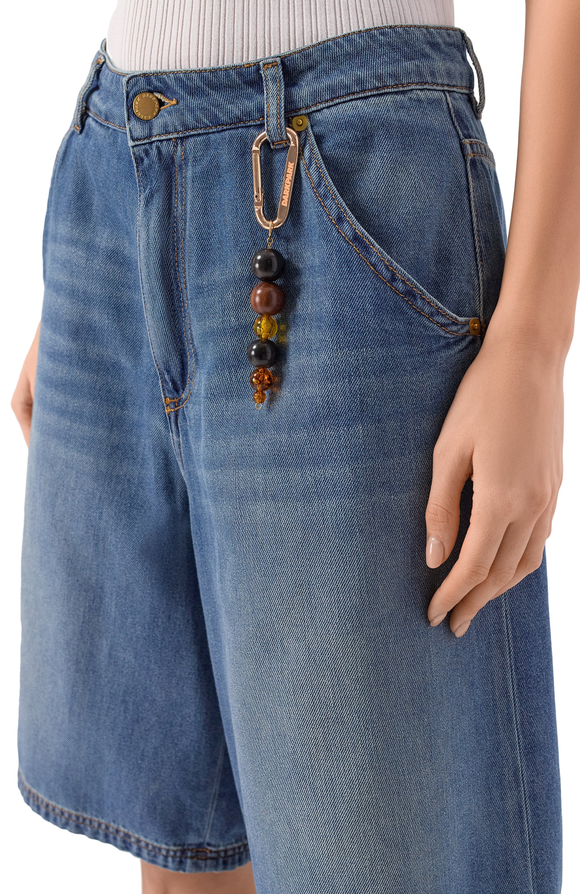 Джинсовые шорты emily DARKPARK, арт. WTR44 TBL01W075/EMILY-TENCEL DENIM SH0RTS, фото 5