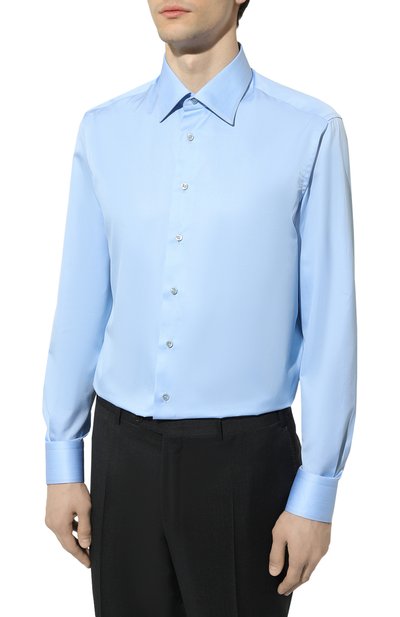 Хлопковая сорочка ZILLI, арт. MFZ-10715-0326/0001, фото 4