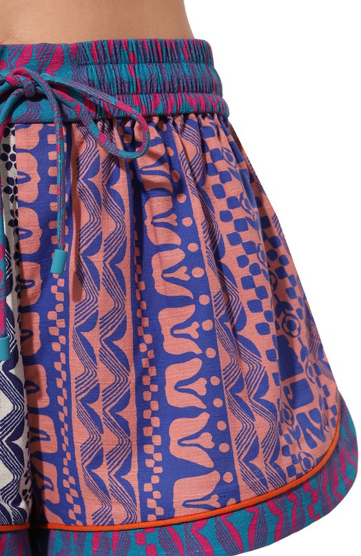 Хлопковые шорты Zimmermann 8784ARS244 Синий  8784ARS244 Фото 5
