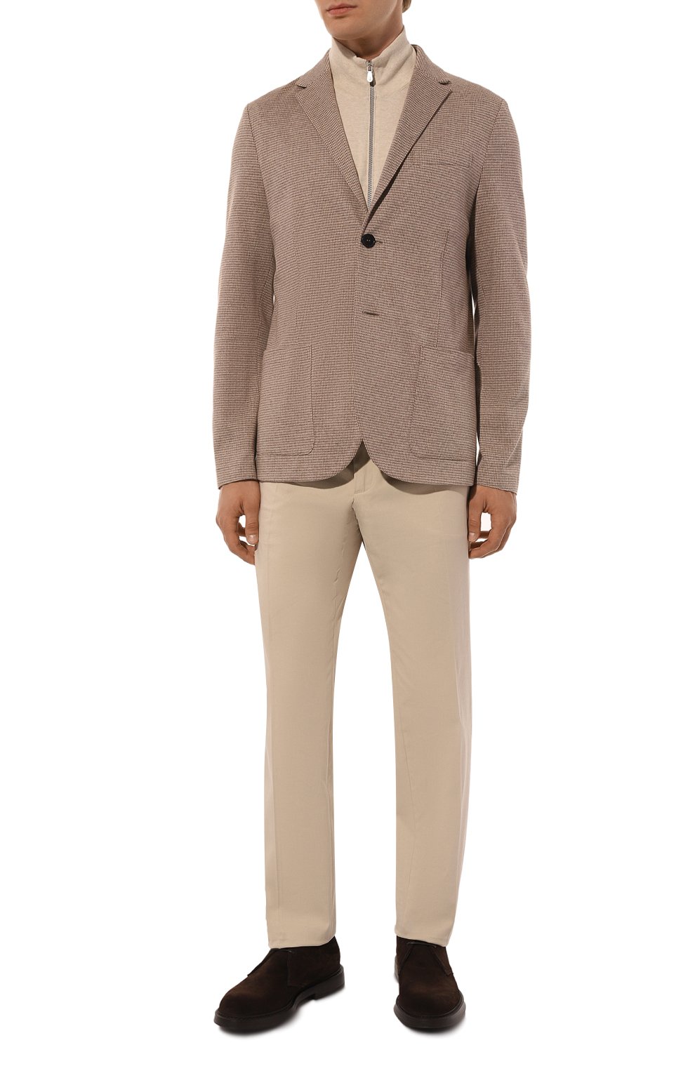 Замшевые ботинки DOUCAL'S темно-коричневого цвета по цене 52100 руб., арт. DU3237BRUXUF009T, фото 2 Замшевые ботинки DOUCAL'S, арт. DU3237BRUXUF009T, фото 2