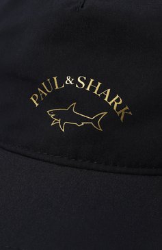 Мужская бейсболка PAUL&SHARK темно-синего цвета, арт. 24417103 | Фото 4 (Материал: Текстиль, Синтетический материал; Материал сплава: Проставлено; Нос: Не проставлено)