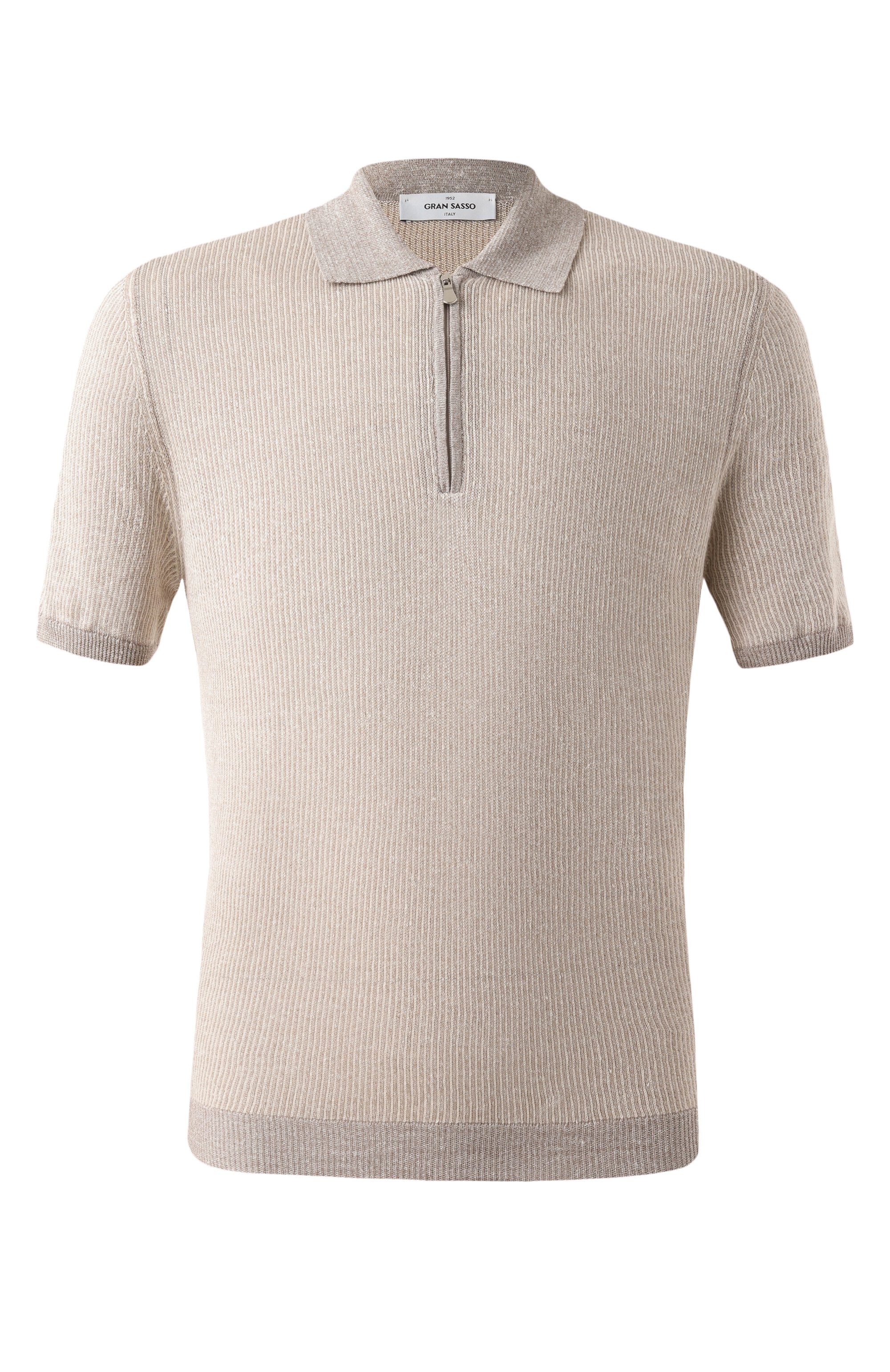 Поло изо льна и хлопка GRAN SASSO, арт. 57172/18647, фото 1