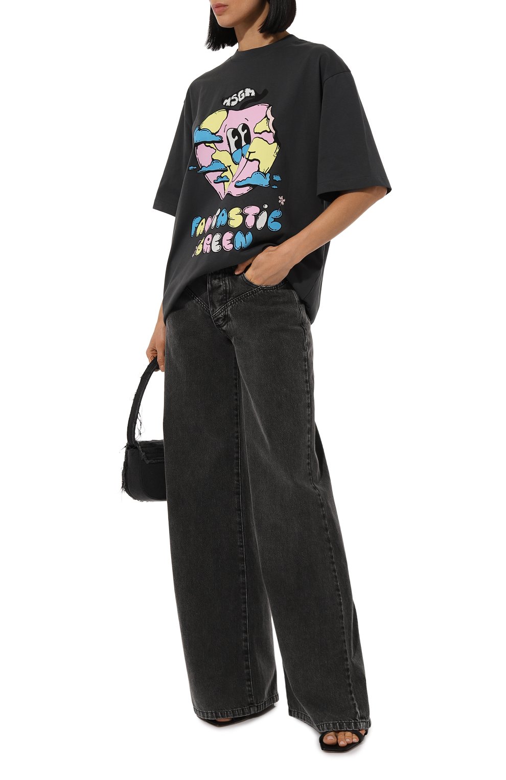 Хлопковая футболка MSGM, арт. 3746MM04/247791, фото 2